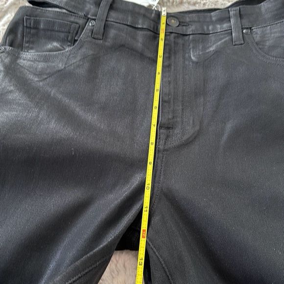 Simkhai Amelia Straight Leg Denim Coated Black Size 31 - Picture 9 of 11